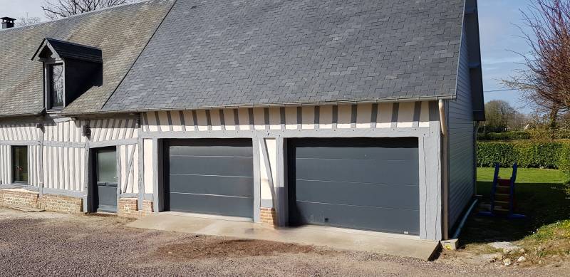 Menuisier Charpentier pour la réalisation d'un garage en ossature bois proche Goderville Seine Maritime 76