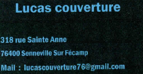 Artisan couvreur spécialisé dans les travaux de couverture neuve ou rénovation à Fécamp LUCAS COUVERTURE